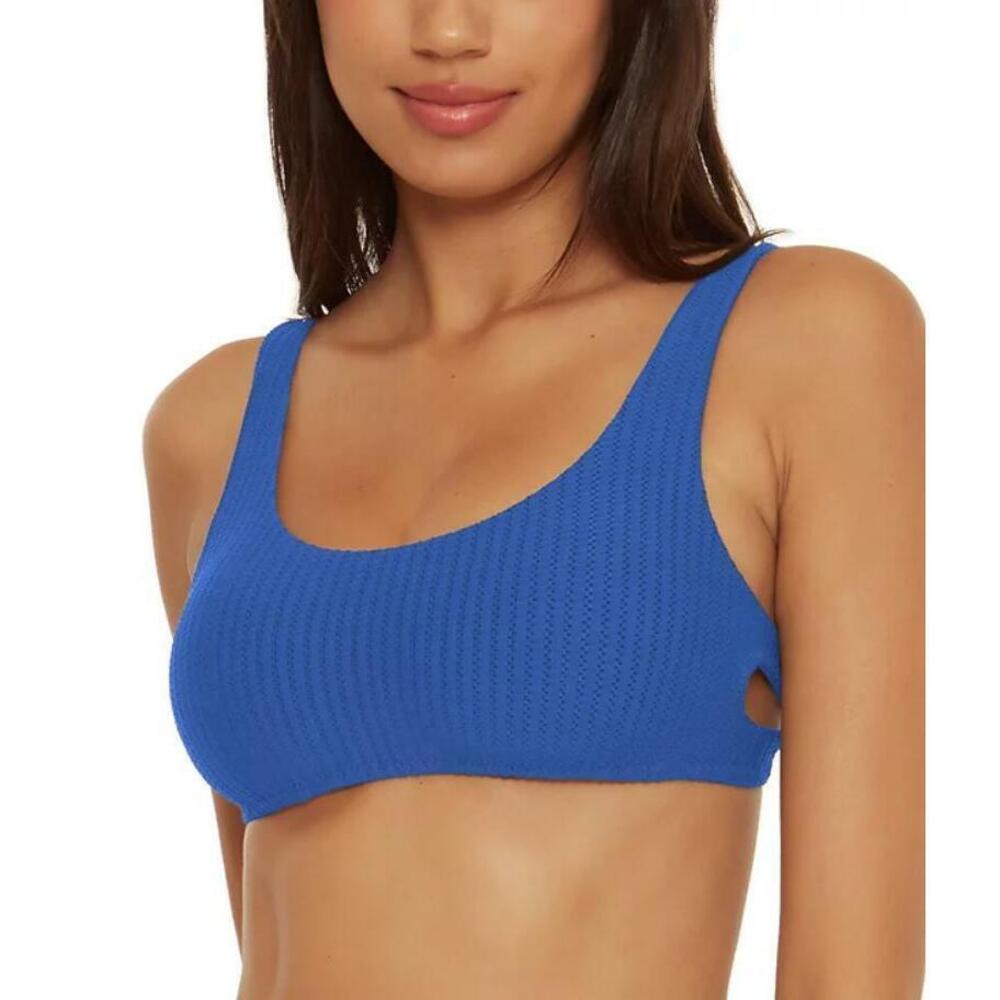 Becca Women's Blue Bralette Bikini Top S NWT